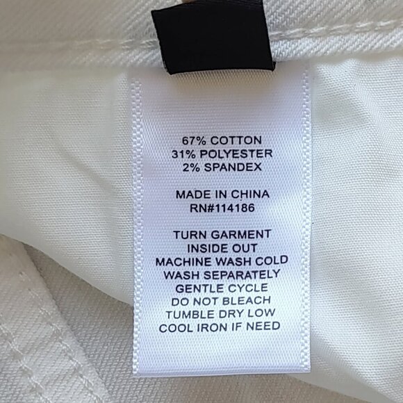 Frye High-Rise Straight Leg Jeans Off-White Relaxed Fit Casual Women's 8 - EUC - Picture 13 of 13